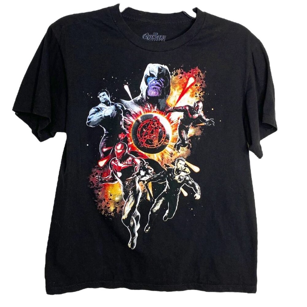 Marvel Avengers Endgame T-Shirt - Size Medium - Graphic Tee Superhero Streetwear
